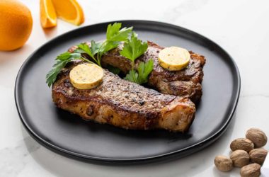pepper crusted ny strip steak recipe