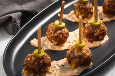 bacon cheeseburger meatball