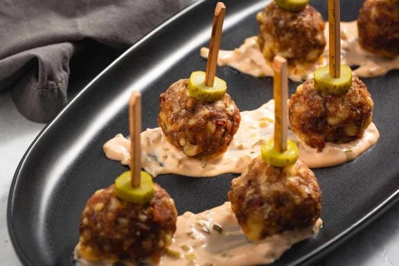 bacon cheeseburger meatball