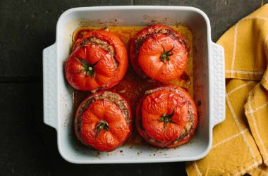 roasted stuffed tomatoes