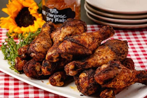 dry rub drumsticks