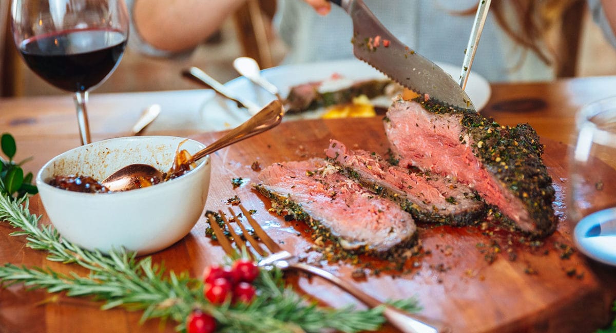 ribeye roast dinner