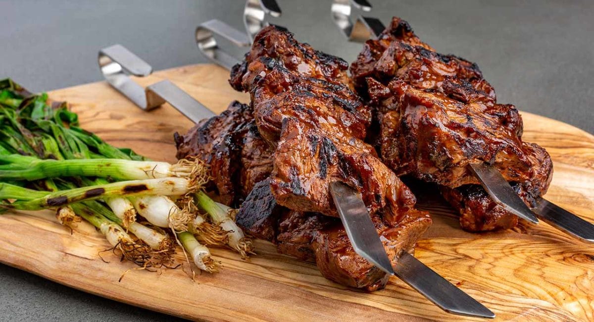 steak tips with bourbon bbq sauce