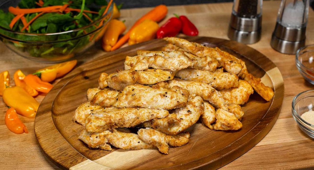 chicken tenders on a plate