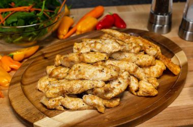 chicken tenders on a plate