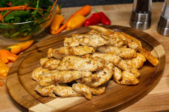chicken tenders on a plate