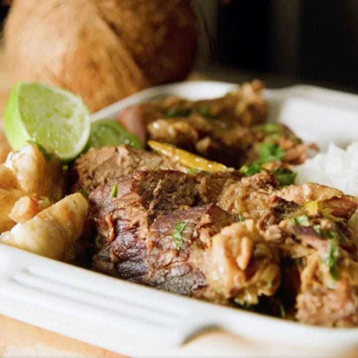 coconut lemongrass bottom round roast