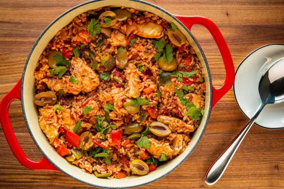 chicken and spanish rice