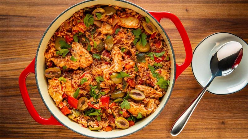 chicken and spanish rice