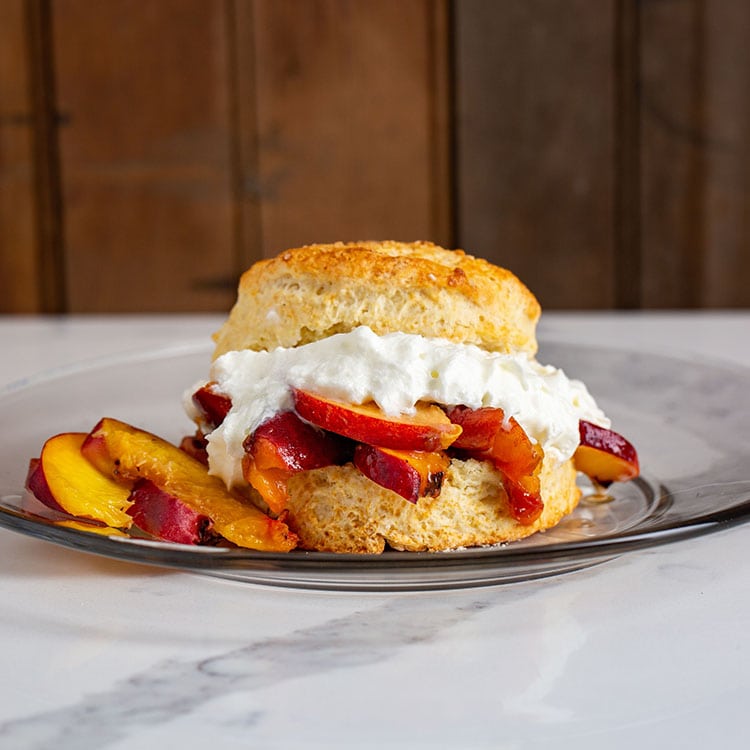 grilled peach shortcake recipe