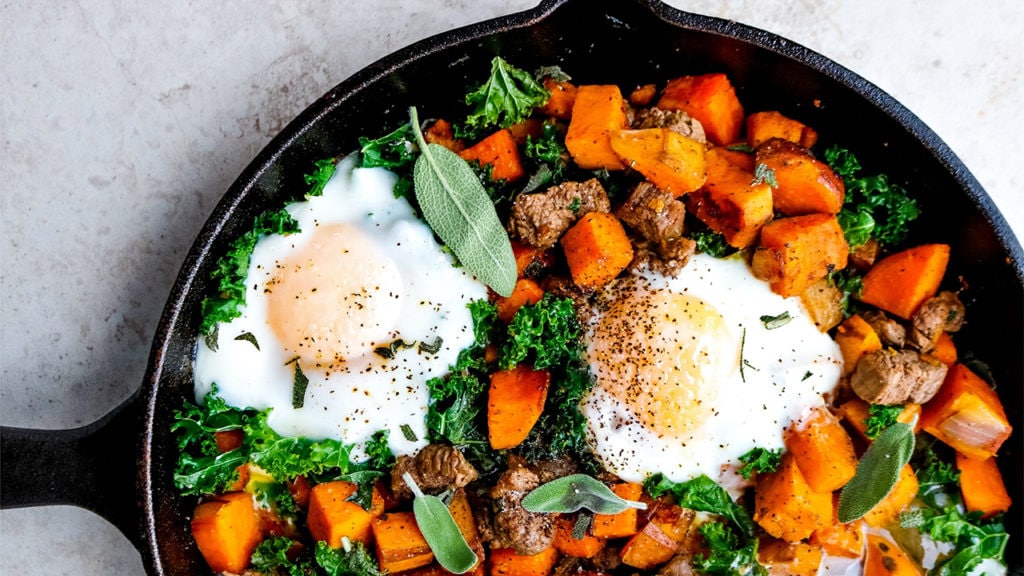 Steak and Sweet Potato Hash