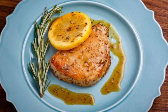 honey lemon pork chops