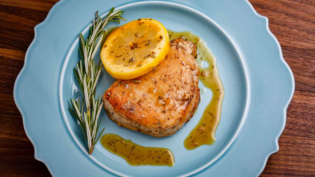 honey lemon pork chops