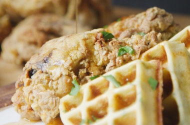 chicken and waffles