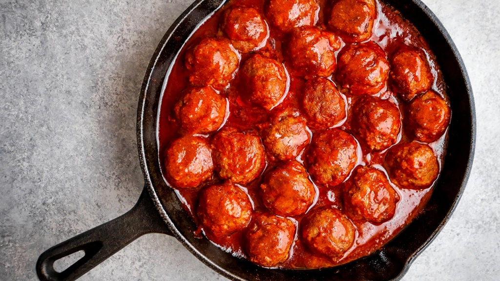 Honey BBQ meatballs