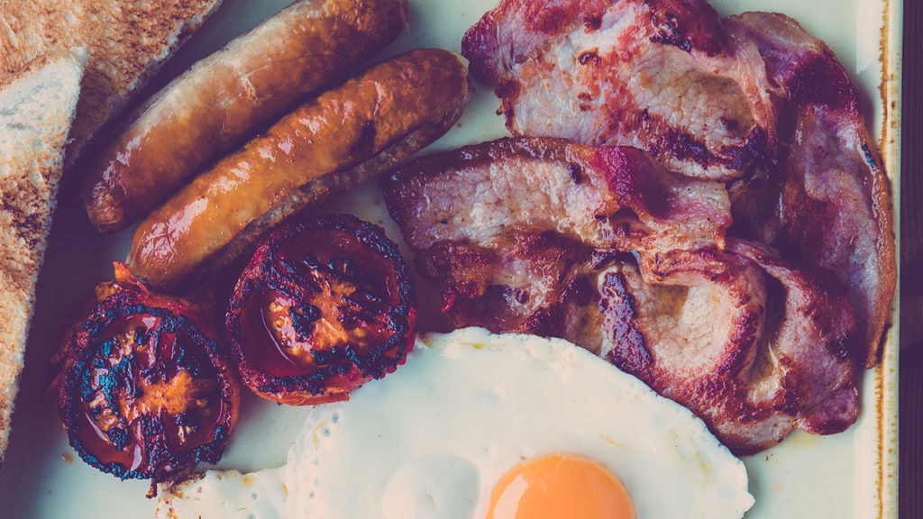 bacon and eggs
