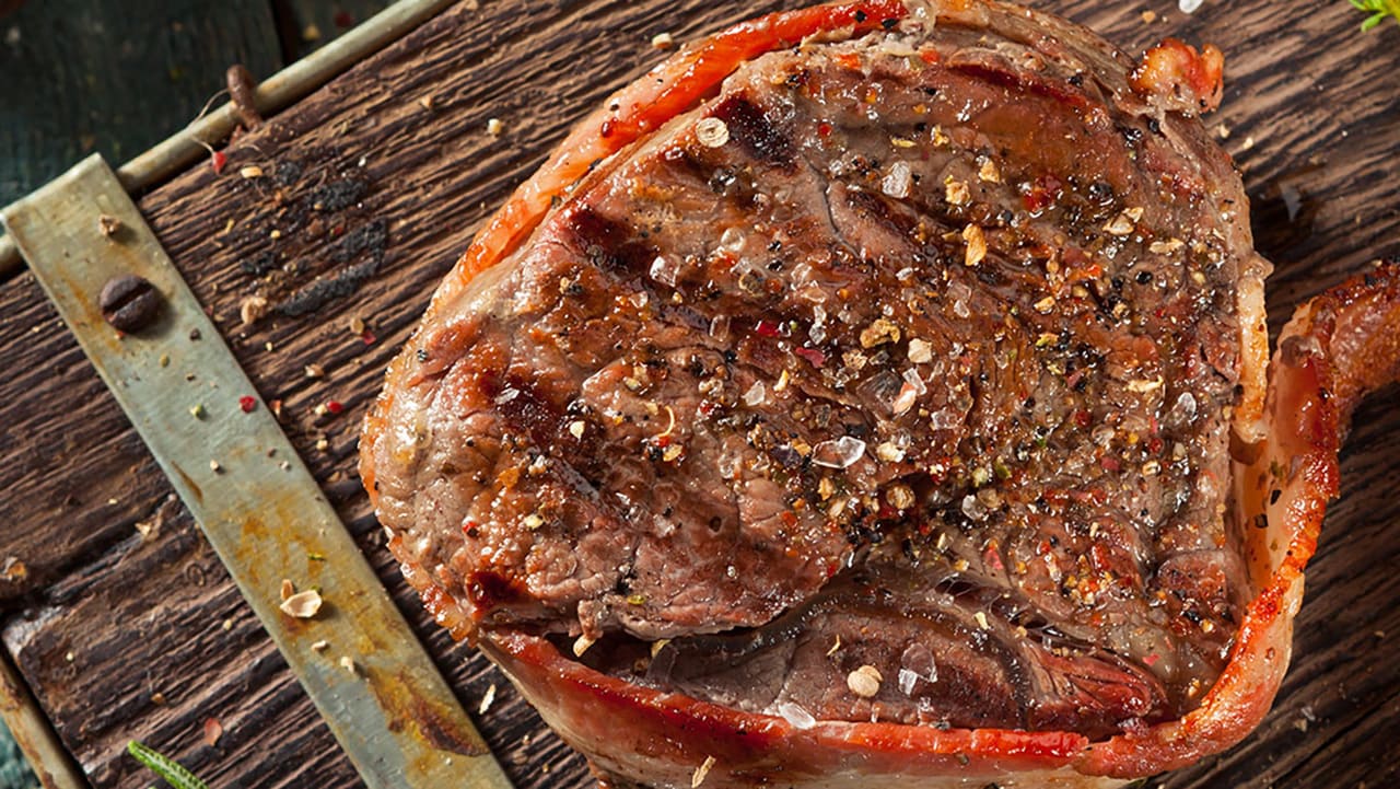 bacon-wrapped filet mignon