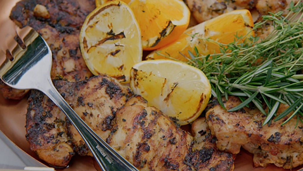 Grilled Chicken Thighs