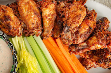 wings carrots celery sauce