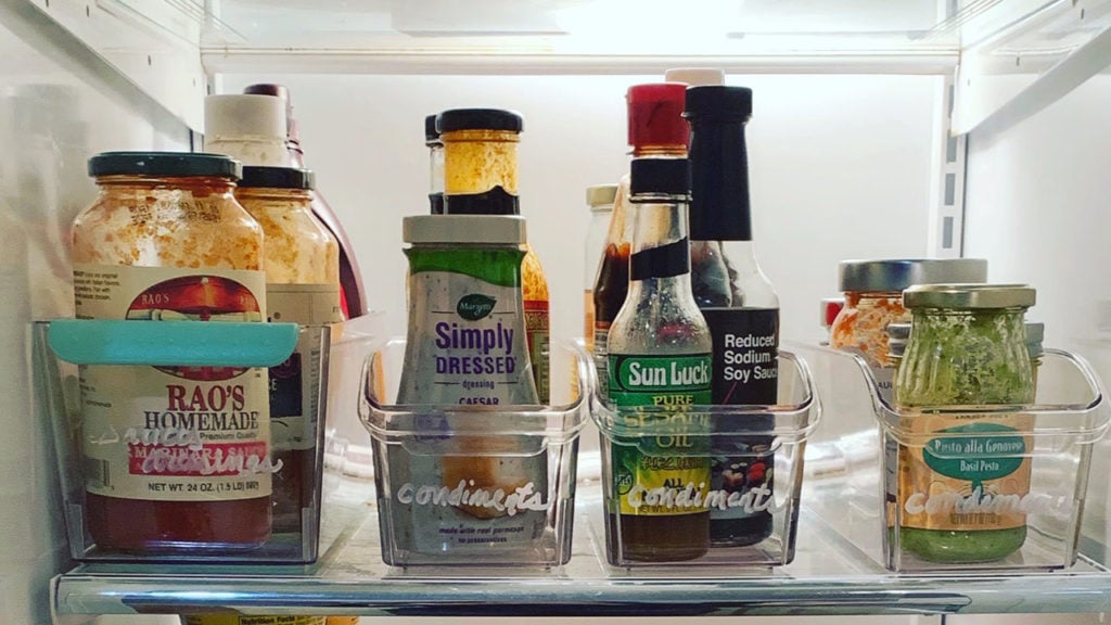 organizing your fridge