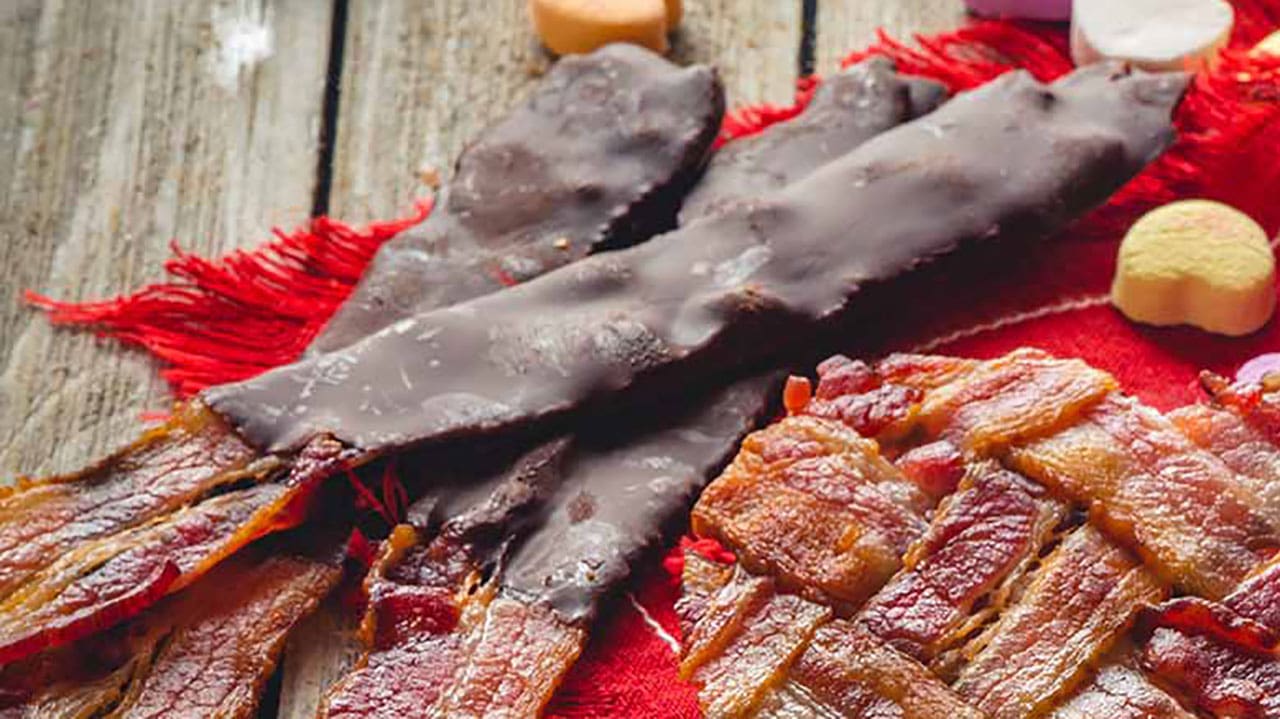 chocolate covered bacon