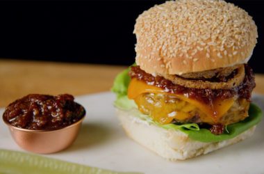 Bacon Jam on a Burger