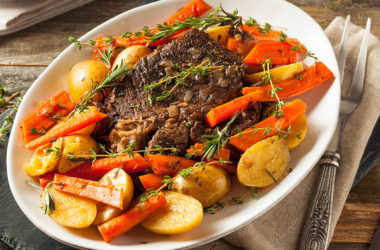 served pot roast