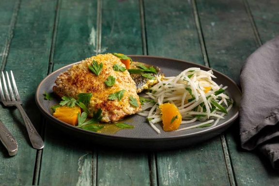 sesame crusted salmon