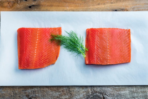 wild caught sockeye salmon
