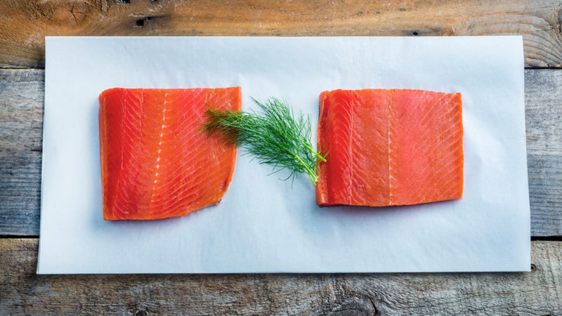 wild caught sockeye salmon