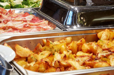 bacon and potatoes brunch