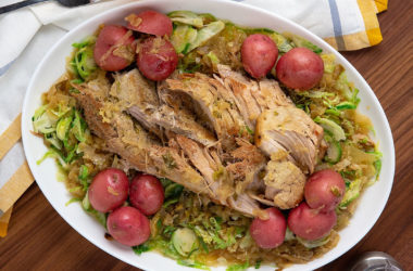 pork loin brussels sprouts