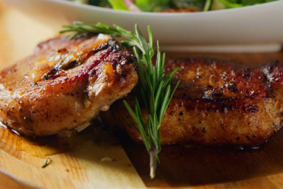 rosemary brined pork chops