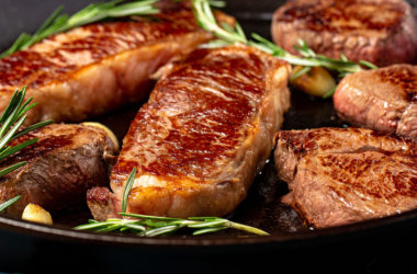 steaks cooked from frozen