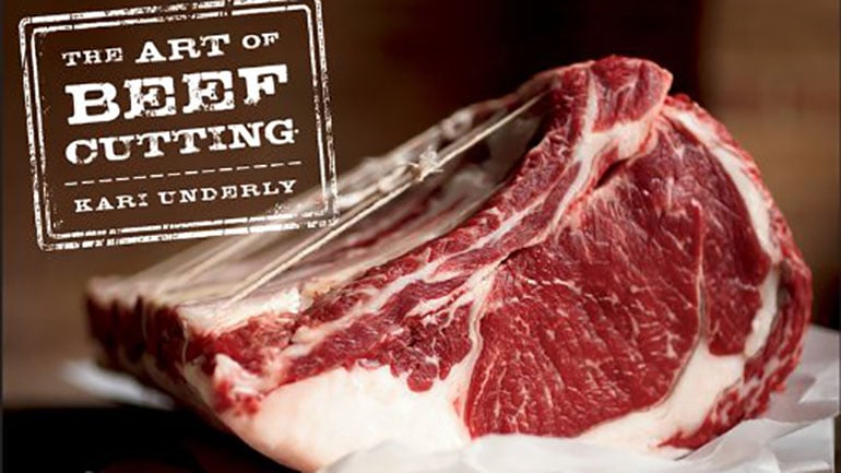 art of beef cutting book kari underly