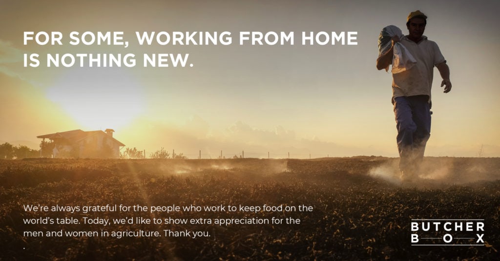 butcherbox thanks farmers