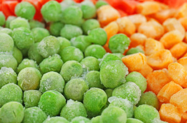 frozen peas and squash