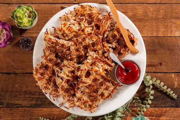 hash browns made on waffle maker