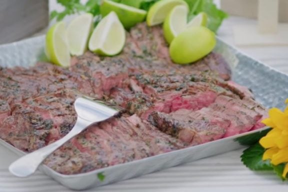 cilantro lime flank steak