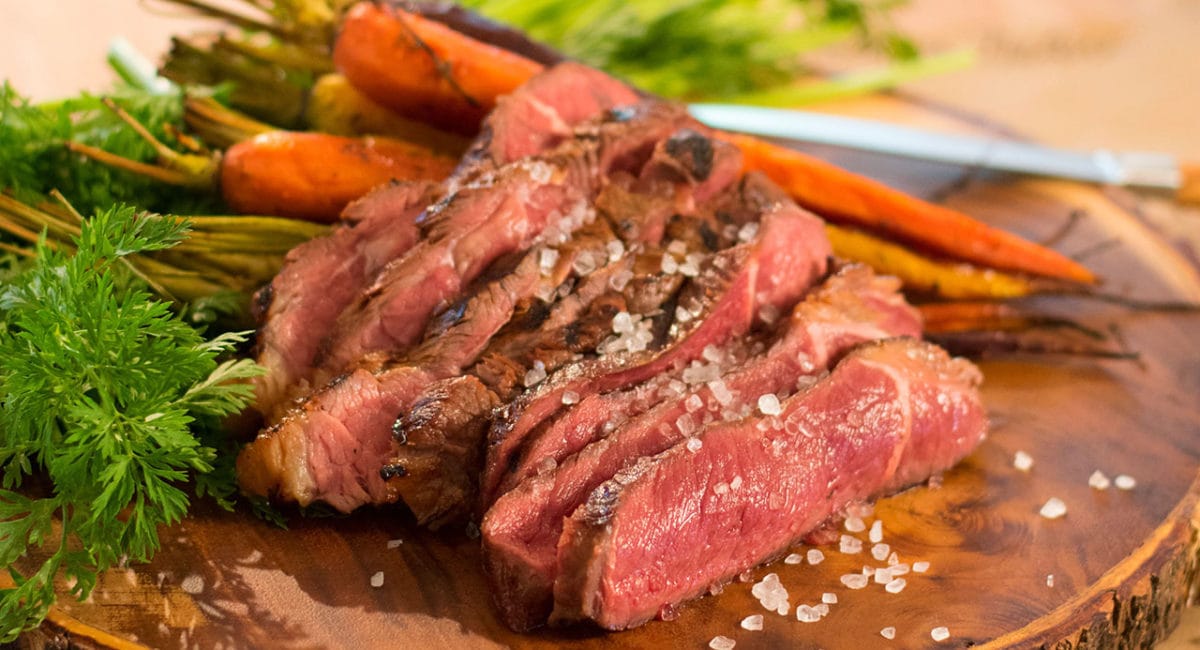 ranch steaks and carrots