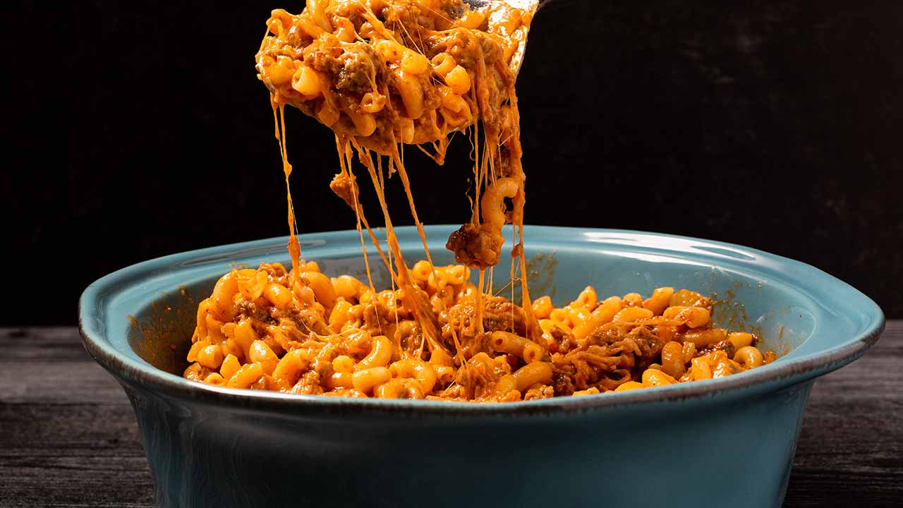 one-pot cheeseburger pasta