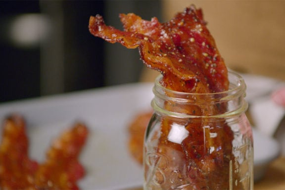 homemade candied bacon