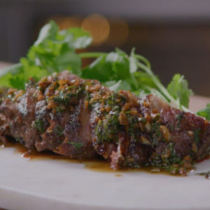 chimichurri coulotte steak
