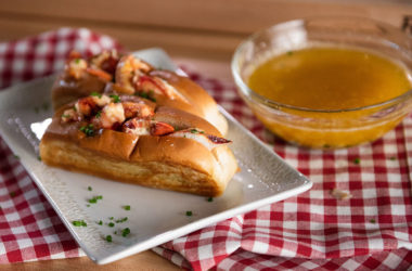 hot buttered lobster rolls