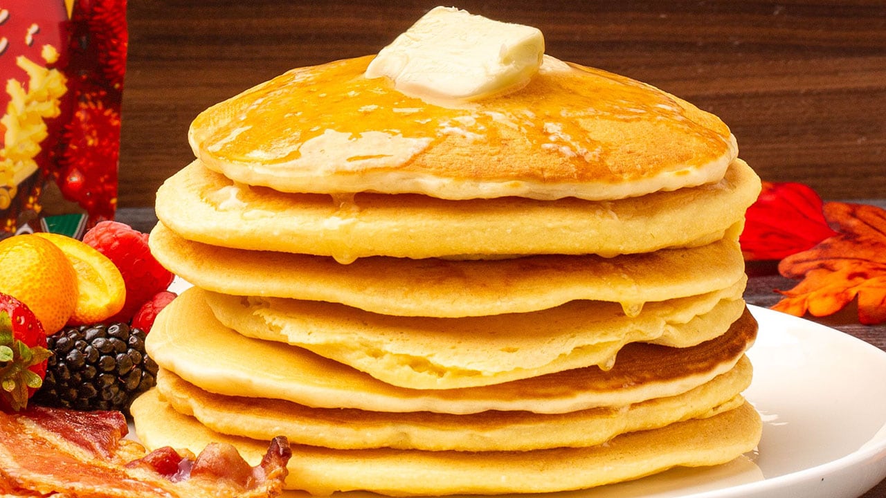 compound butter on pancakes