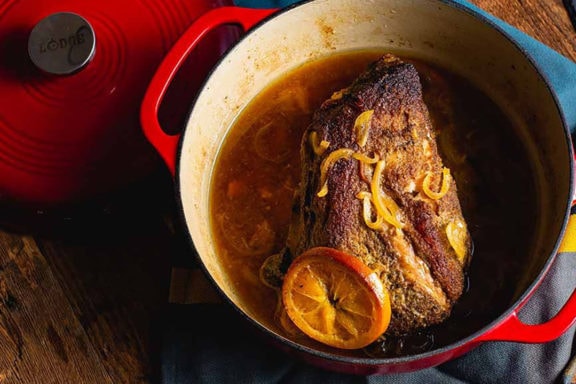 roast pork butt in dutch oven