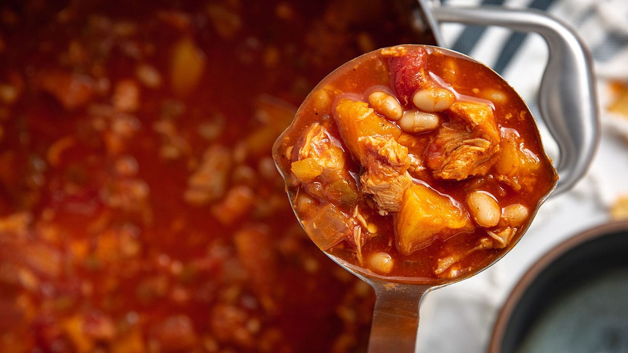 leftover turkey chili