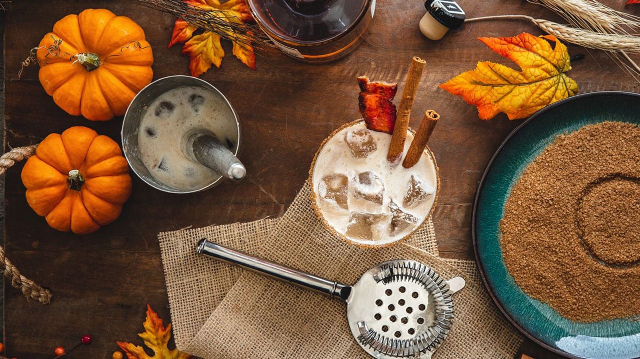 pumpkin spice cocktail