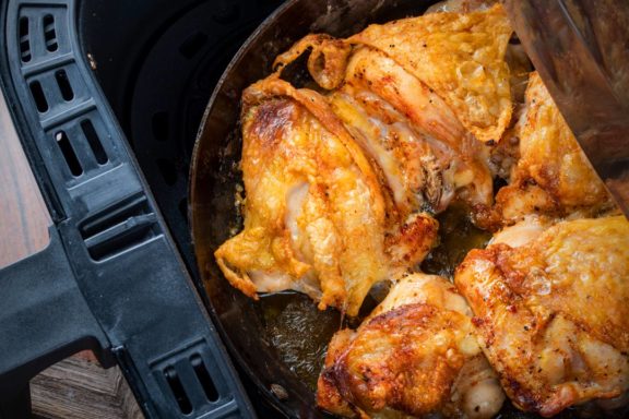 Air fryer chicken thighs