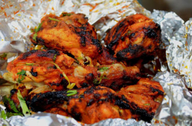 baked chicken in foil